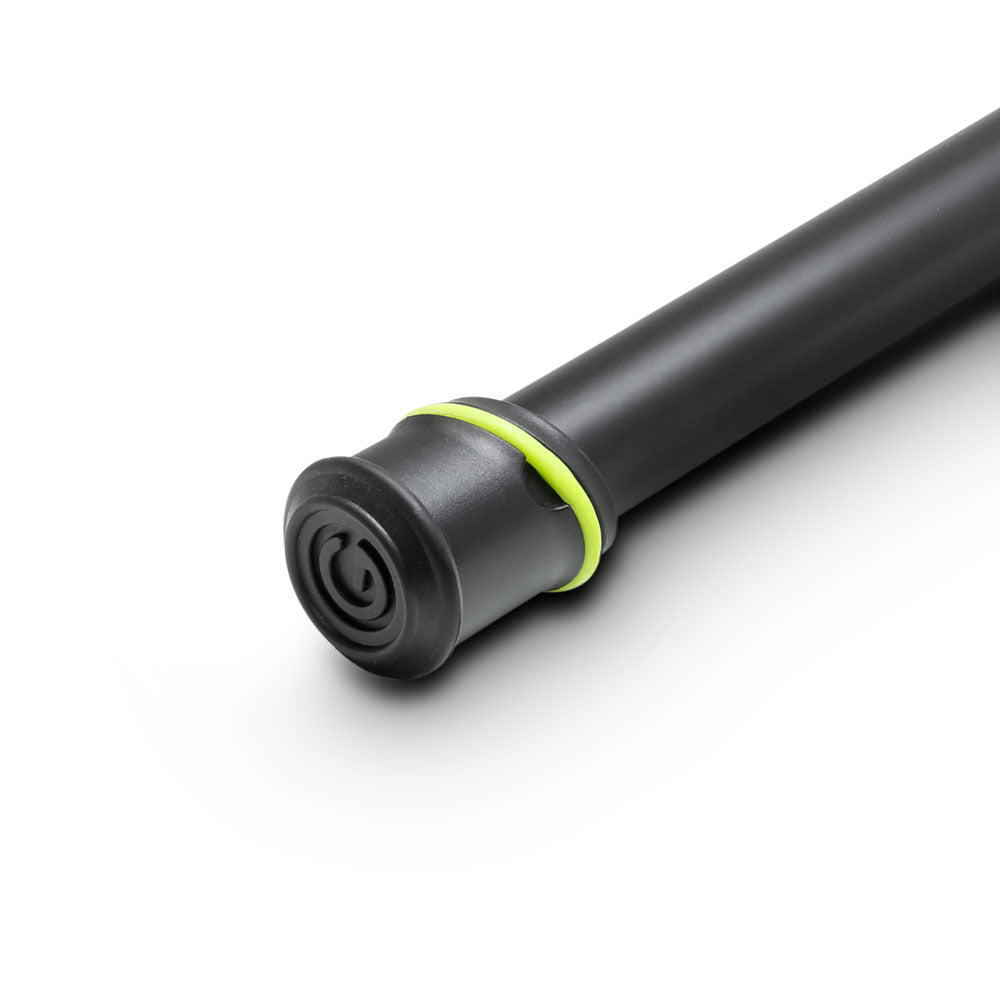 Gravity MS 4221 B - Pie de micrófono corto con trípode plegable y brazo boom ajustable en 2 puntos