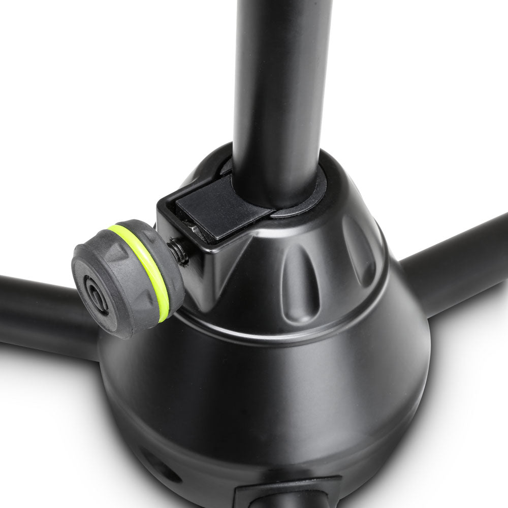 Gravity MS 431 HB - Soporte de micrófono con trípode plegable y acoplamiento de una mano