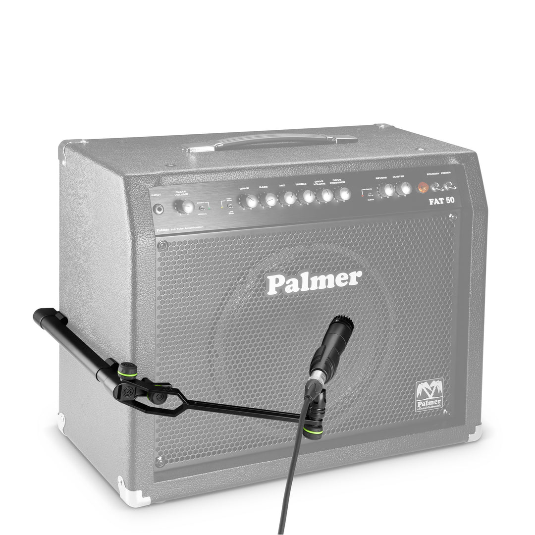 Gravity MS CAB CL 01 S - Abrazadera para gabinete - soporte de micrófono para gabinetes de guitarras, versión corta