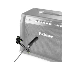 Gravity MS CAB CL 01 S - Abrazadera para gabinete - soporte de micrófono para gabinetes de guitarras, versión corta