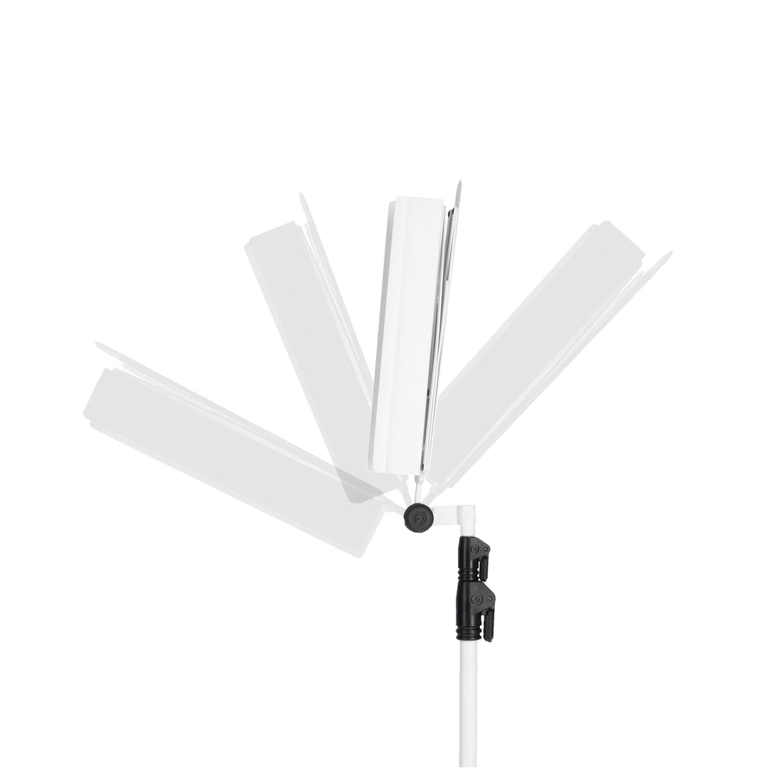 Gravity NS 441 W - Atril compacto plegable para partituras con bolsa de transporte incluida