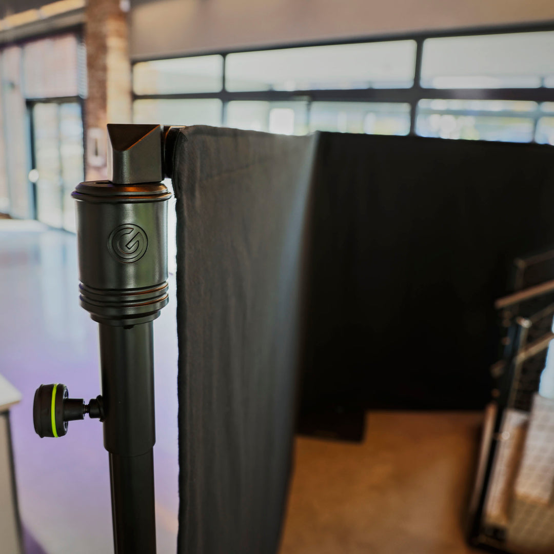 Gravity PAD A - adaptador de 4 vías para tubos y drapeados para soportes de 35 mm