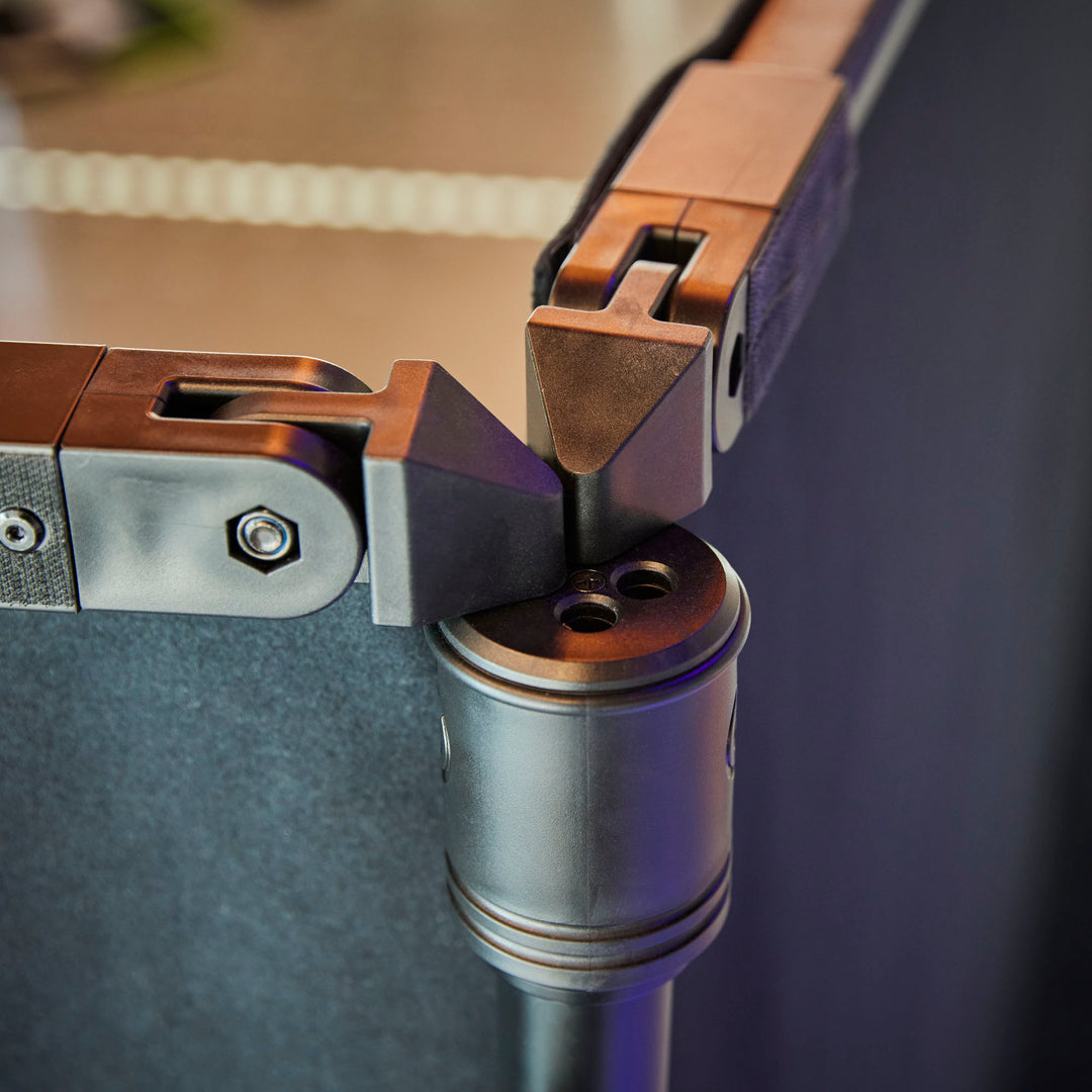 Gravity PAD A - adaptador de 4 vías para tubos y drapeados para soportes de 35 mm
