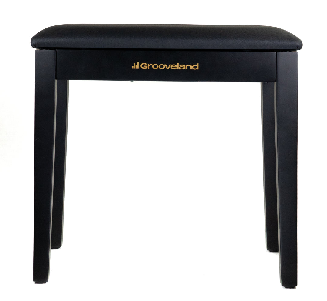 Grooveland KB100 Banco para piano (Negro Mate)