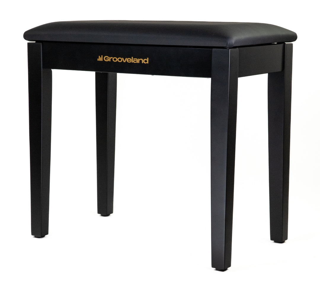 Grooveland KB100 Banco para piano (Negro Mate)