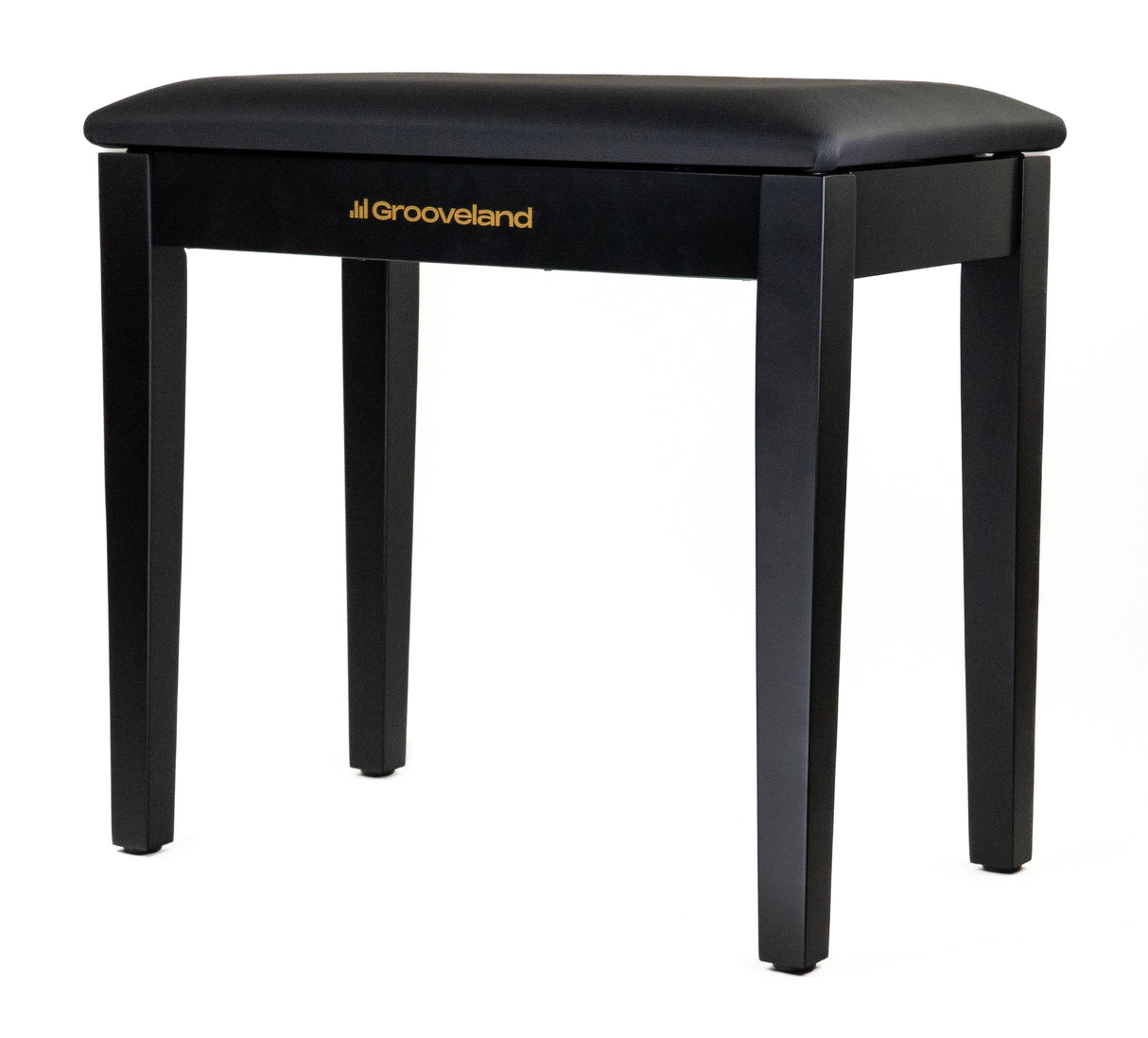 Grooveland KB100 Banco para piano (Negro mate)