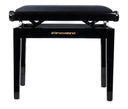 Grooveland KB200 Banco de piano (Negro Brillante)