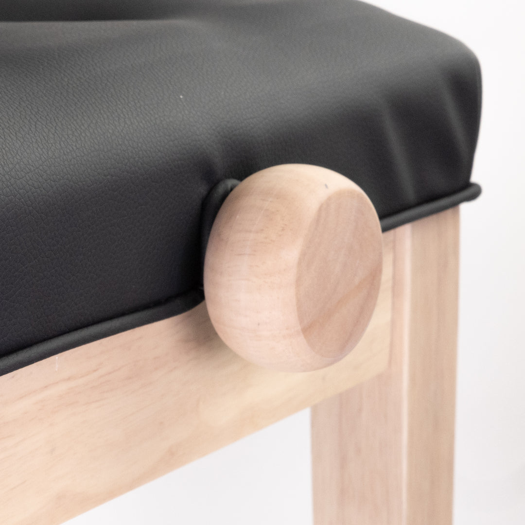 Grooveland KB300 Banco para piano (Natural/negro)