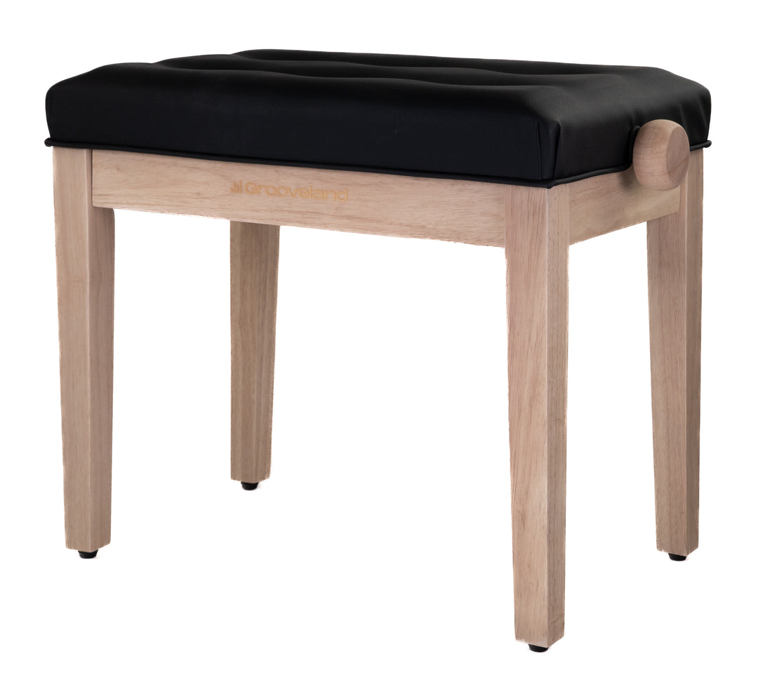 Grooveland KB300 Banco para piano (Natural/negro)