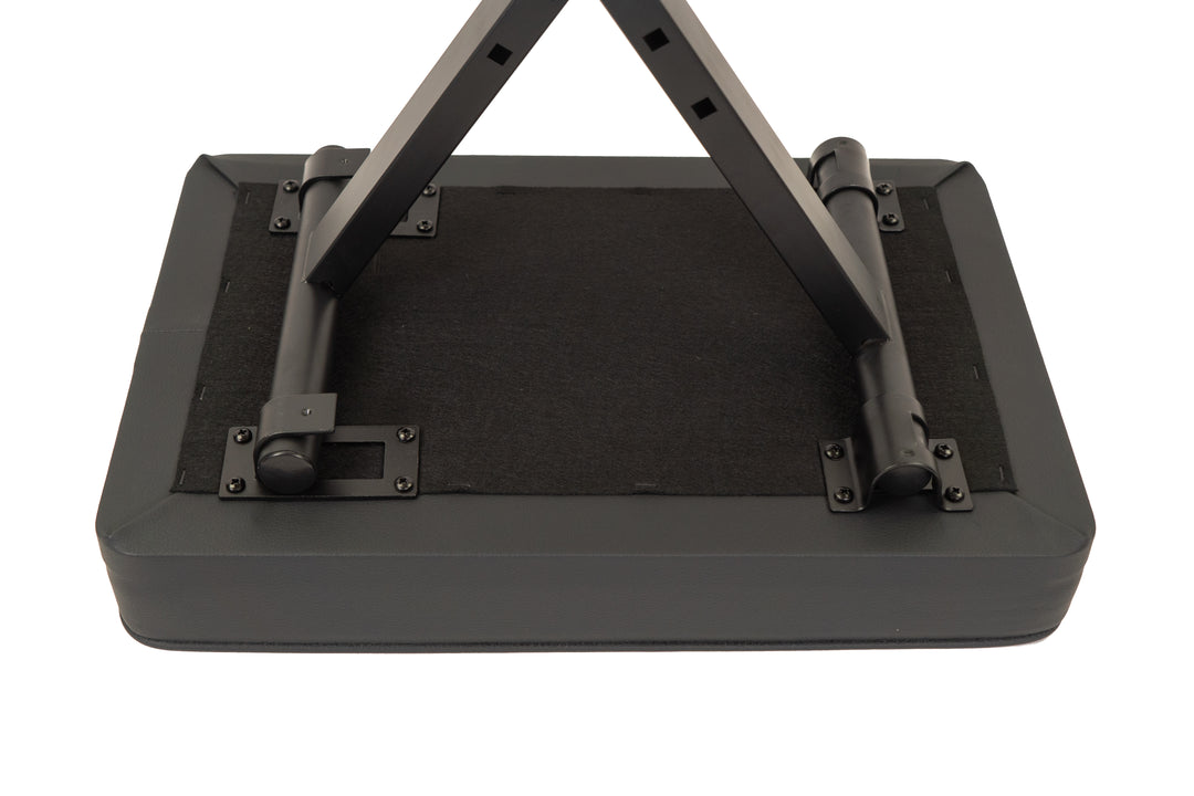 Grooveland KB50MS Banco para teclados (Negro Mate)