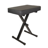Grooveland KB50MS Banco para piano (Negro Mate)