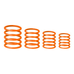 Gravity RP 5555 ORG 1 - Pack de anillos de gravedad universales, naranja eléctrico