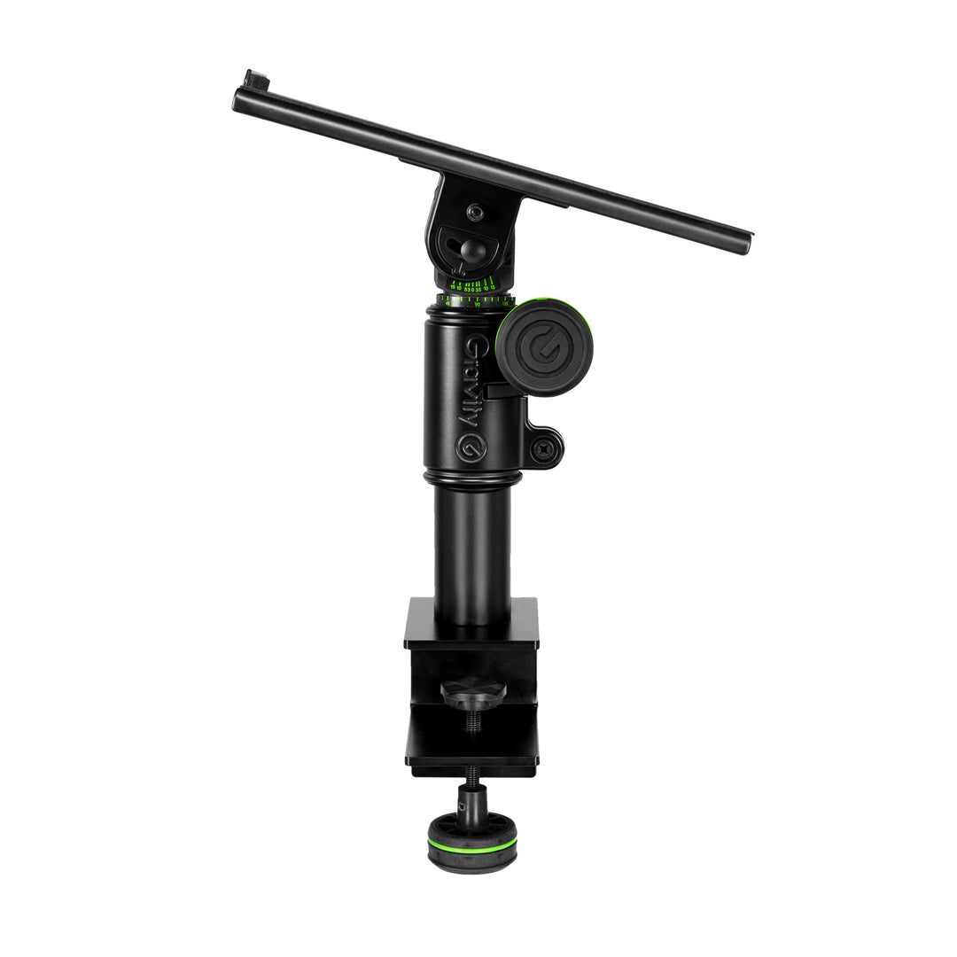 Gravity SP 3102 TM - Soporte flexible para monitores de estudio con abrazadera de mesa