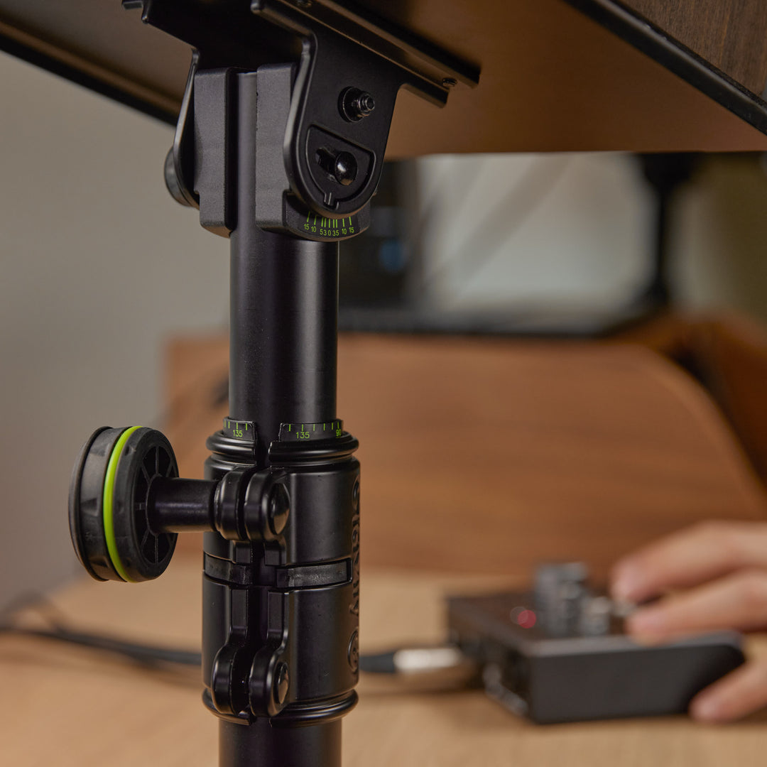 Gravity SP 3102 TM - Soporte flexible para monitores de estudio con abrazadera de mesa