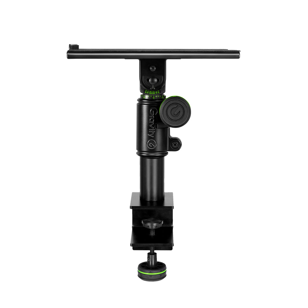 Gravity SP 3102 TM - Soporte flexible para monitores de estudio con abrazadera de mesa