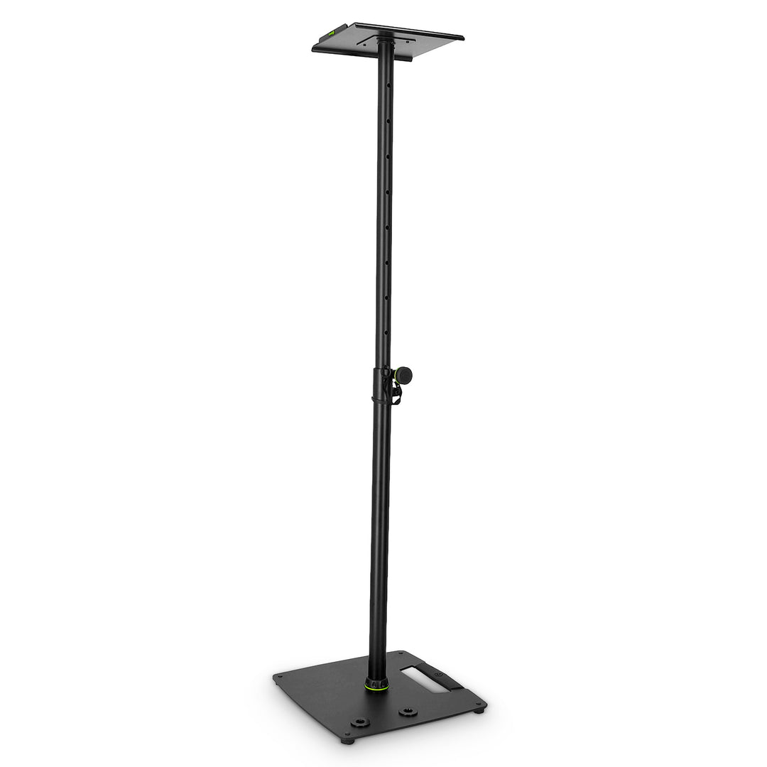 Gravity SP 3202 CS B - Soporte para altavoz de monitor de estudio con base cuadrada de acero