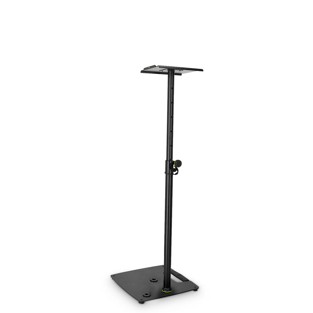 Gravity SP 3202 CS B - Soporte para altavoz de monitor de estudio con base cuadrada de acero