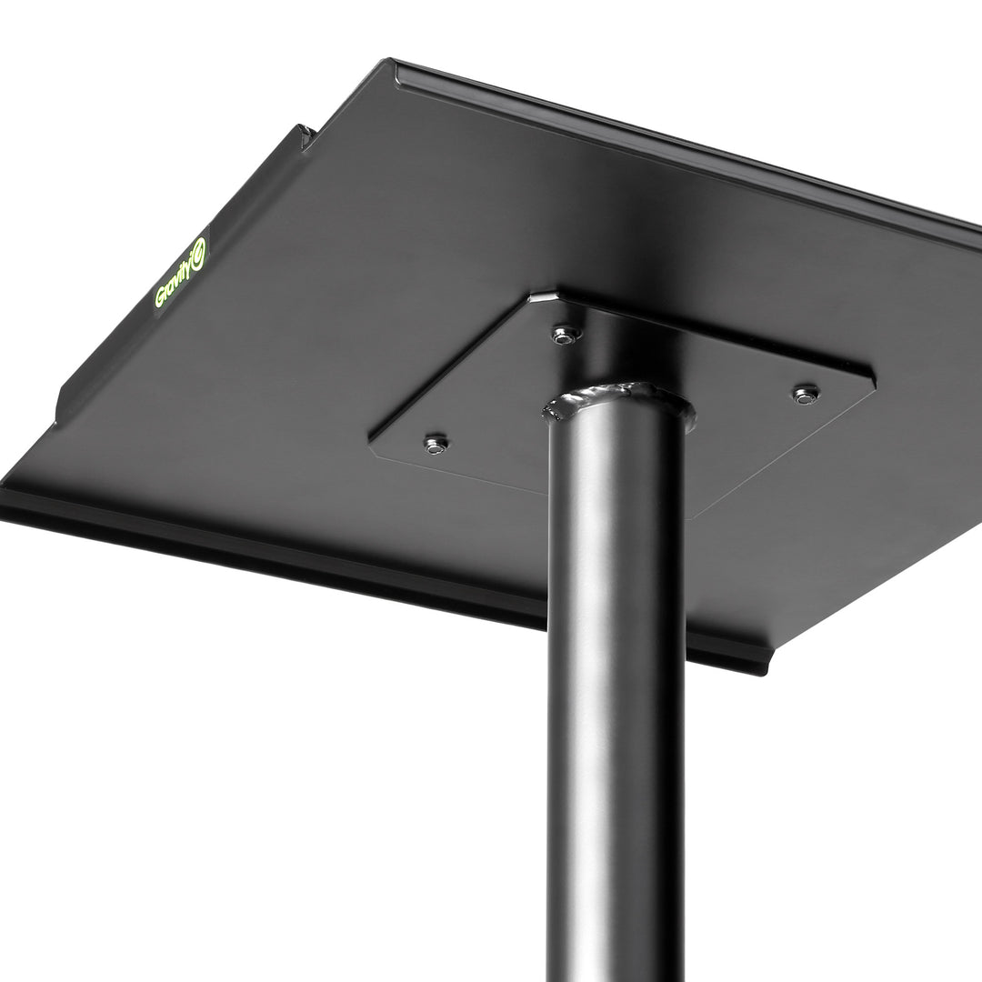 Gravity SP 3202 CS B - Soporte para altavoz de monitor de estudio con base cuadrada de acero