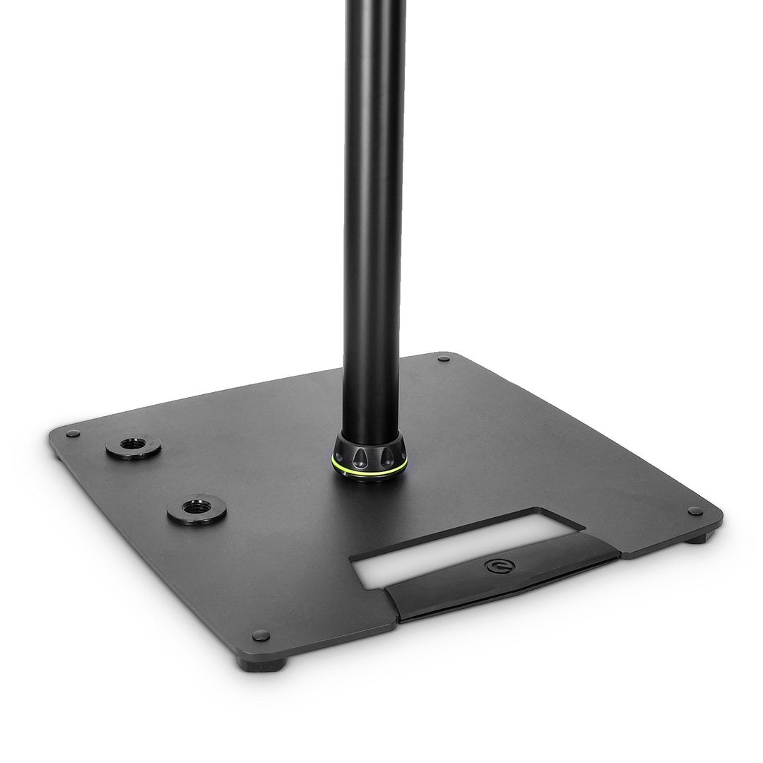 Gravity SP 3202 CS B - Soporte para altavoz de monitor de estudio con base cuadrada de acero
