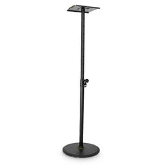 Gravity SP 3202 LR B - Soporte para monitor de estudio con base redonda grande