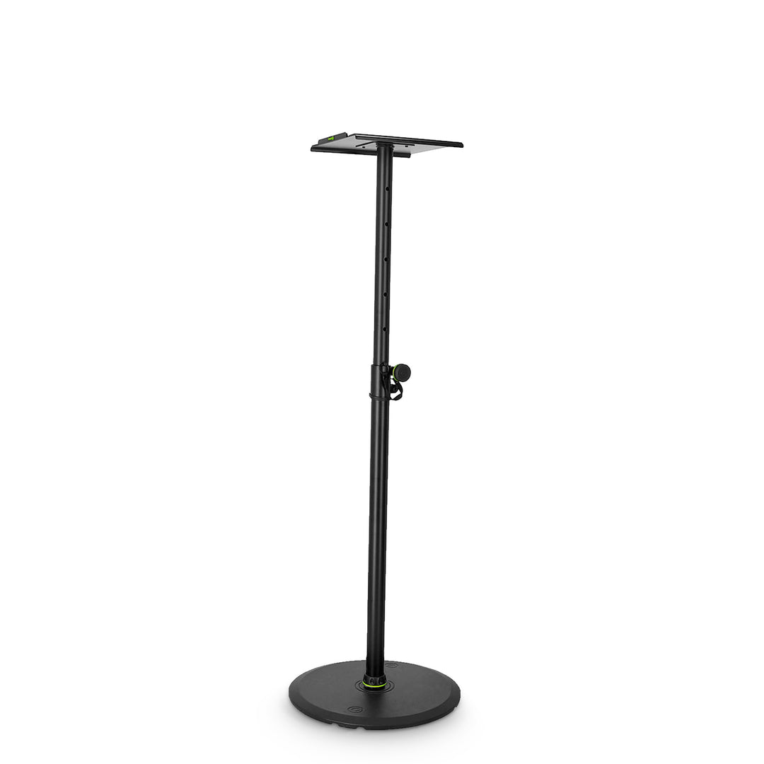 Gravity SP 3202 LR B - Soporte para monitor de estudio con base redonda grande