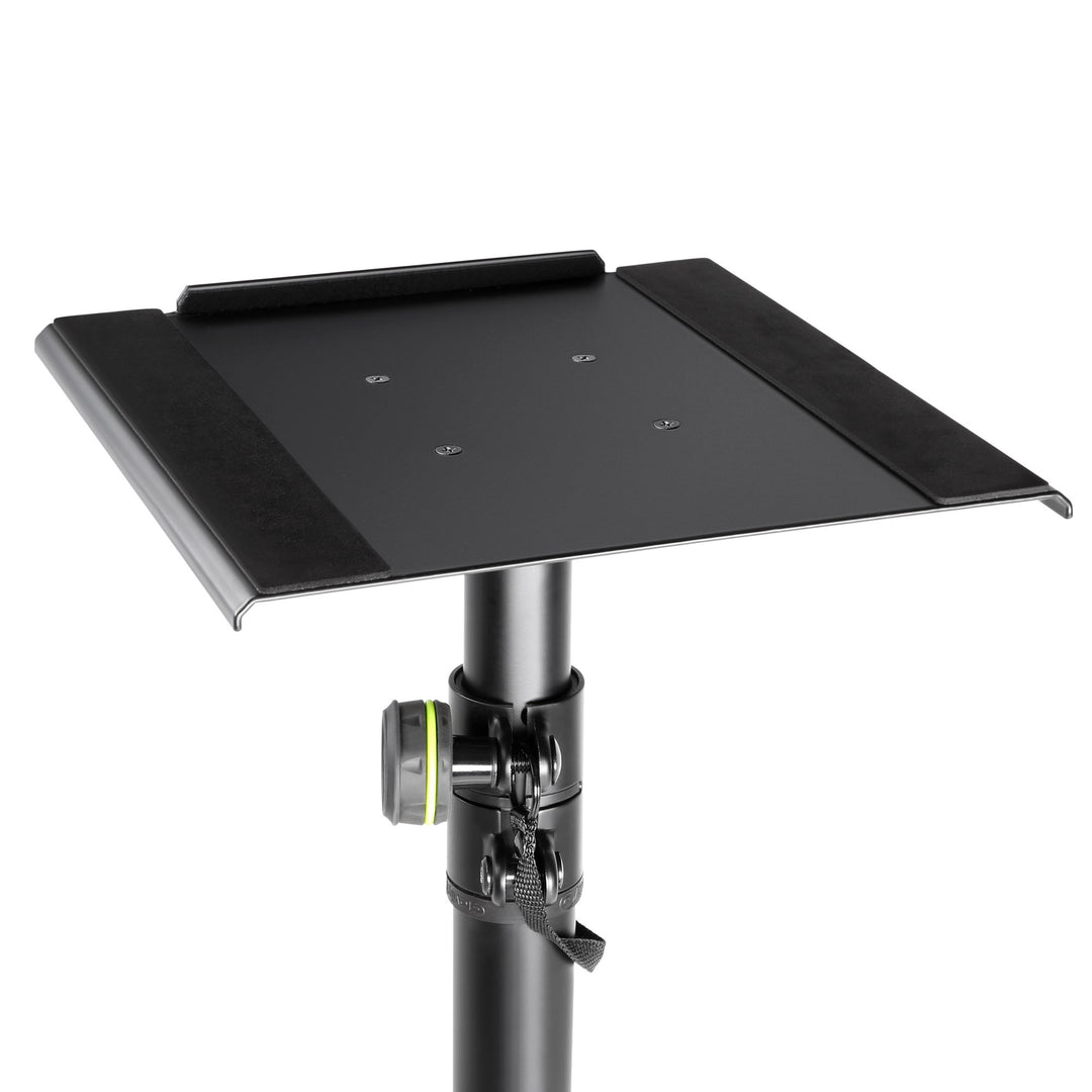 Gravity SP 3202 LR B - Soporte para monitor de estudio con base redonda grande