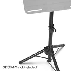 Gravity SP 5111 B - Soporte de altavoz corto 35 mm, aluminio, negro