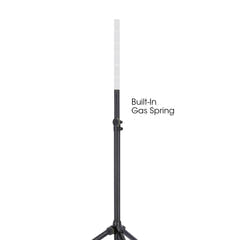 Gravity SP 5211 GS B - soporte de altavoz con muelle de gas de 35 mm, aluminio, negro