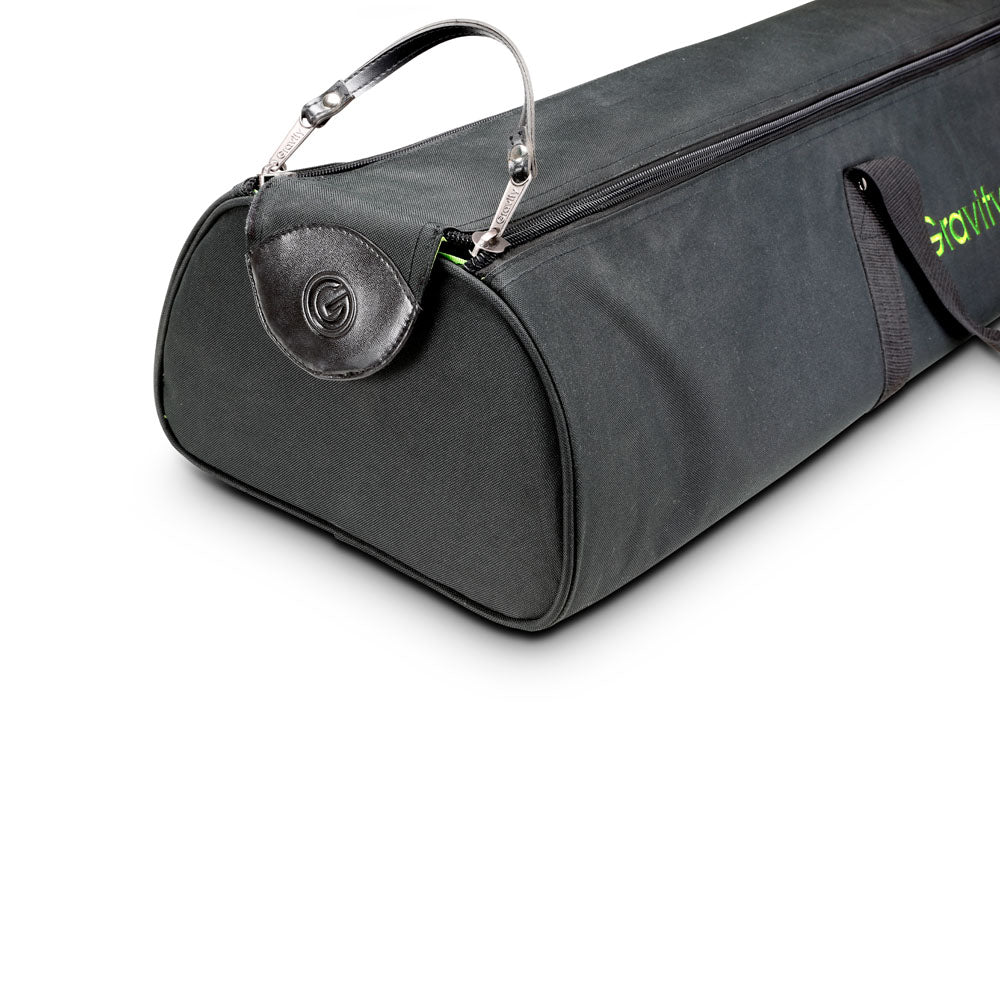 Gravity SS 5212 B SET 1 - Conjunto de soportes para altavoces con 2 soportes de acero para altavoces, con bolsa de transporte