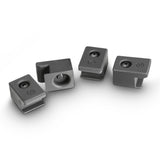 Gravity SSP WB SET 1 W - Soporte de altavoz con base y placa de peso de hierro fundido, blanco