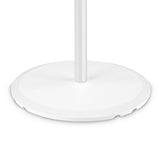 Gravity SSP WB SET 1 W - Soporte de altavoz con base y placa de peso de hierro fundido, blanco