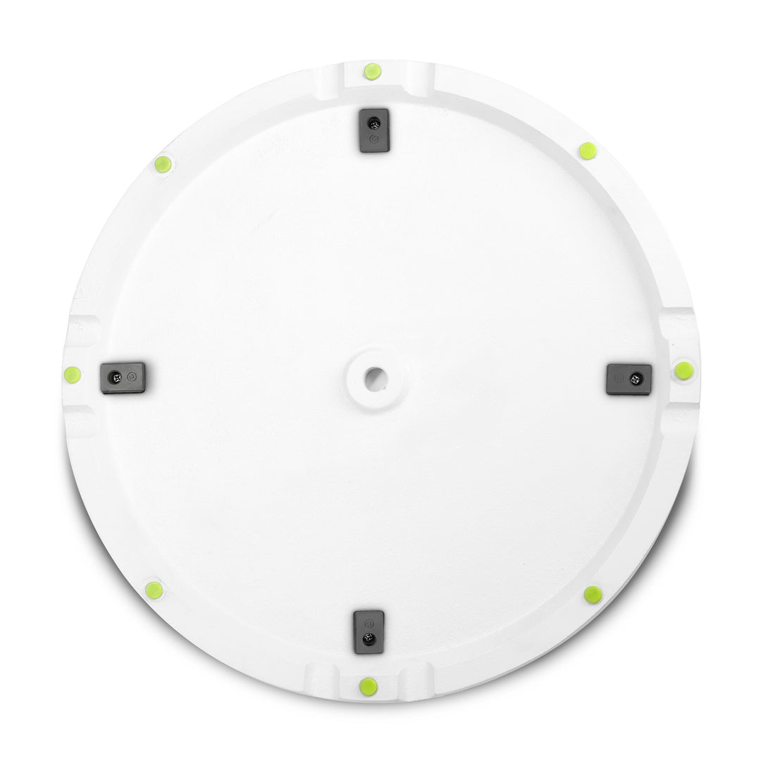 Gravity SSP WB SET 1 W - Soporte de altavoz con base y placa de peso de hierro fundido, blanco