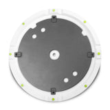 Gravity SSP WB SET 1 W - Soporte de altavoz con base y placa de peso de hierro fundido, blanco