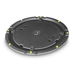 Gravity SSP WB SET 1 - Stand para altavoz con base y placa de peso de hierro fundido