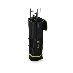 Gravity TBG MS 6 B - Bolsa de transporte Touring para hasta seis soportes de micrófono, con ruedas
