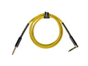 Grooveland Tweed Cable de Guitarra en Ángulo (1,5m - Amarillo)