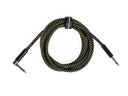 Grooveland Tweed Cable de Guitarra en Ángulo (3m - Negro)