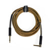 Grooveland Tweed Ángulo Cable de Guitarra (3m - Marrón)
