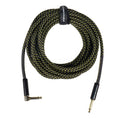 Grooveland Tweed Cable de Guitarra en Ángulo (6m - Negro)