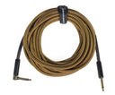 Grooveland Tweed Cable de Guitarra en Ángulo (6m - Marrón)