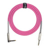 Grooveland Tweed Ángulo Cable de Guitarra (6m - Rosa)