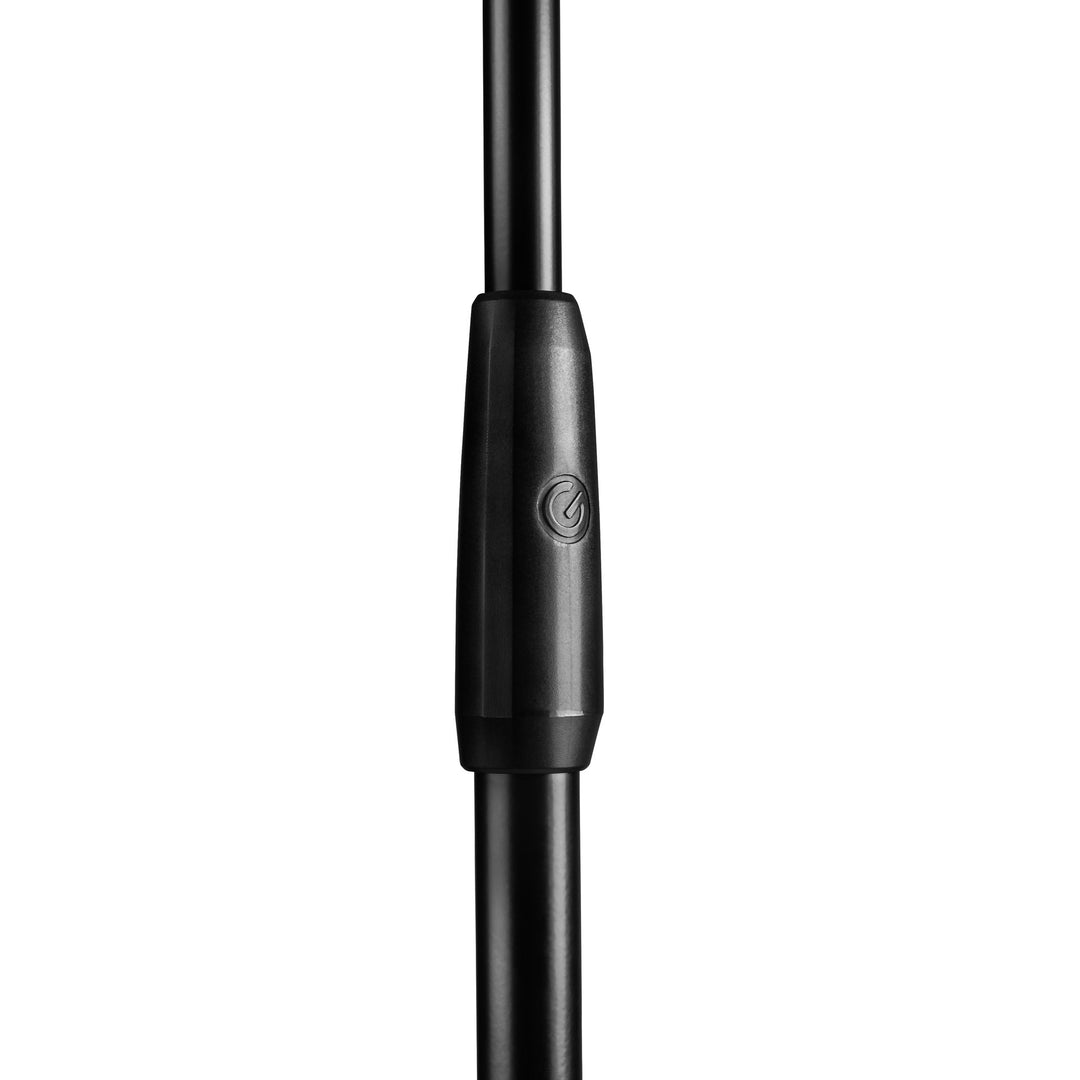 Gravity TMS 2322 – Soporte de micrófono de la serie Touring con base redonda y ajuste de 2 puntos, brazo telescópico