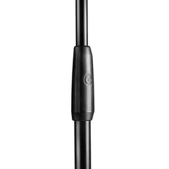 Gravity TMS 4232 B - Touring Series soporte de micrófono corto con trípode plegable y brazo telescópico ajustable en 2 puntos, negro