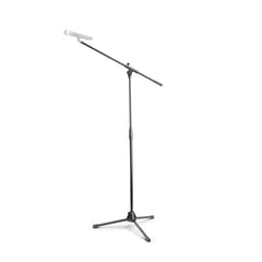 Gravity TMS 4321 B - Soporte de micrófono de la serie Touring con trípode y brazo jirafa estándar
