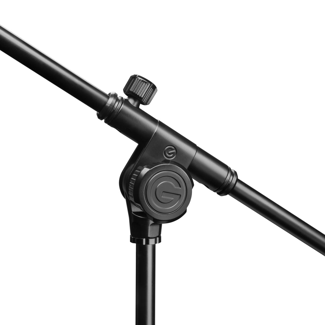 Gravity TMS 4321 B - Soporte de micrófono de la serie Touring con trípode y brazo jirafa estándar