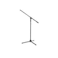 Gravity TMS 4321 OH B - Stand de Micrófonos Overhead para uso en giras, con trípode plegable extraancho y brazo de pértiga extralargo