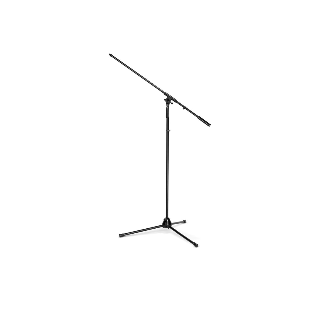 Gravity TMS 4321 OH B - Stand de Micrófonos Overhead para uso en giras, con trípode plegable extraancho y brazo de pértiga extralargo