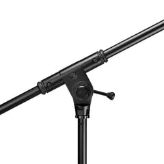 Gravity TMS 4321 OH B - Stand de Micrófonos Overhead para uso en giras, con trípode plegable extraancho y brazo de pértiga extralargo