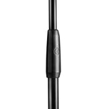 Gravity TMS 4332 B - Touring Series mikrofonstativ med sammenklappelig trefodsbase og teleskopisk boomarm med 2-punktsjustering, sort