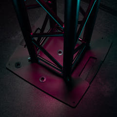 Gravity TWB 431 T B - Base de acero cuadrada multifuncional para tours con posibilidad de montaje de truss